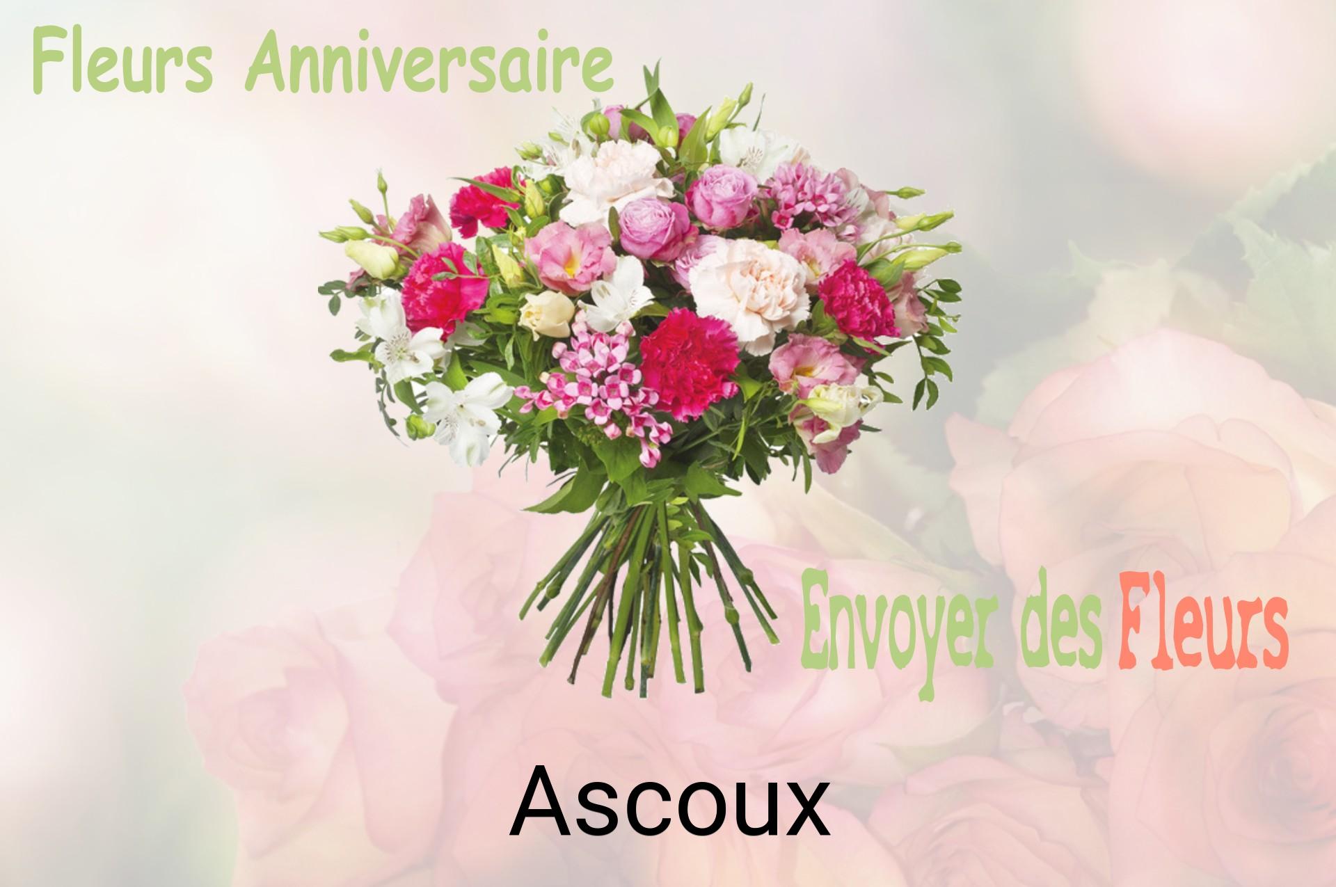 Bouquet de fleurs d’anniversaire livré à Ascoux